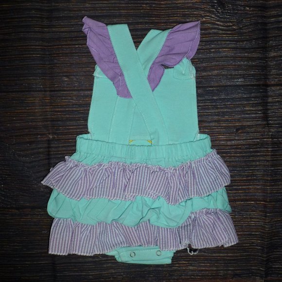Boutique Baby Girls Duck Romper Jumpsuit - Picture 2 of 3